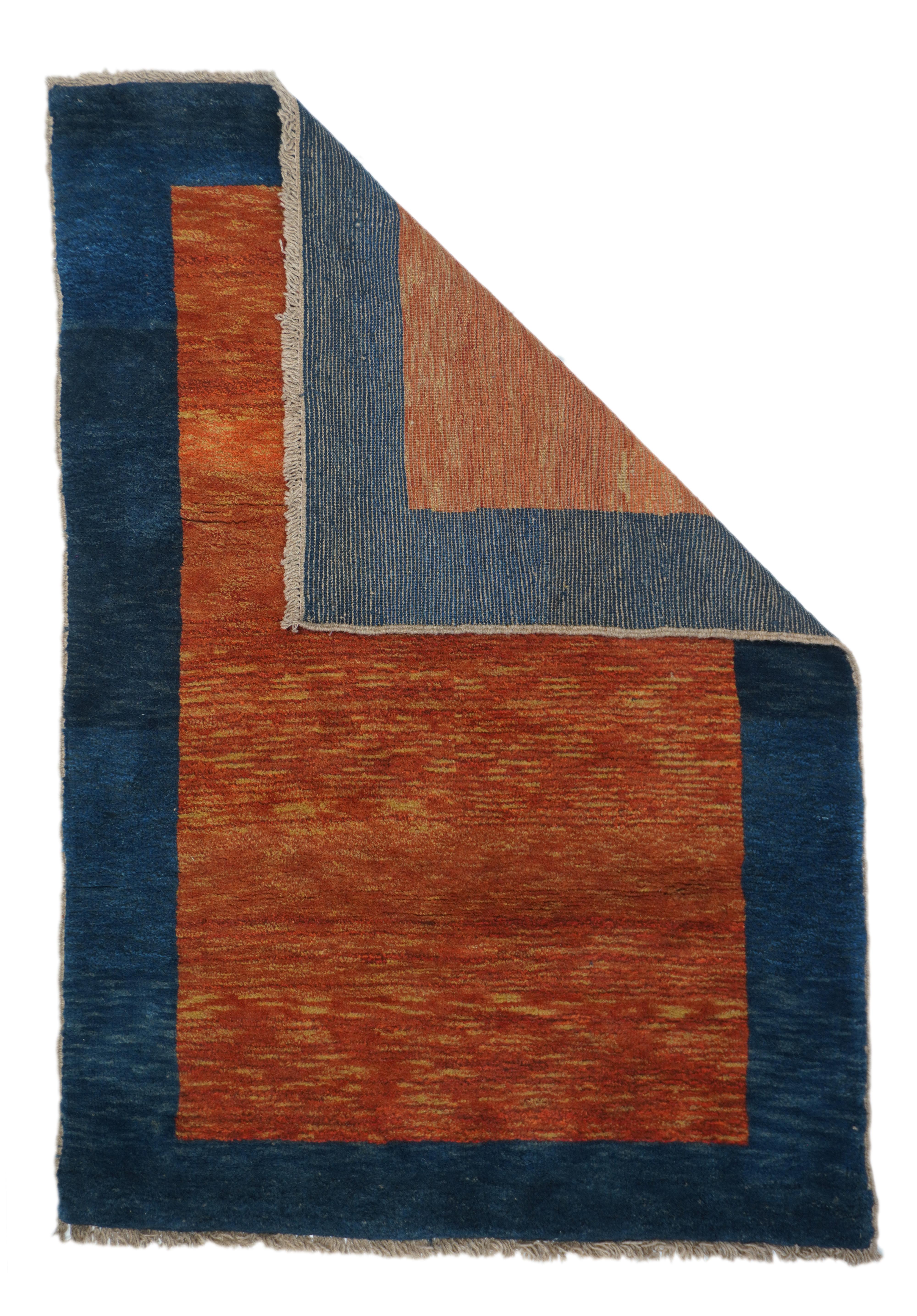 Vintage Gabbeh rug 3.11'' x 5.8''.