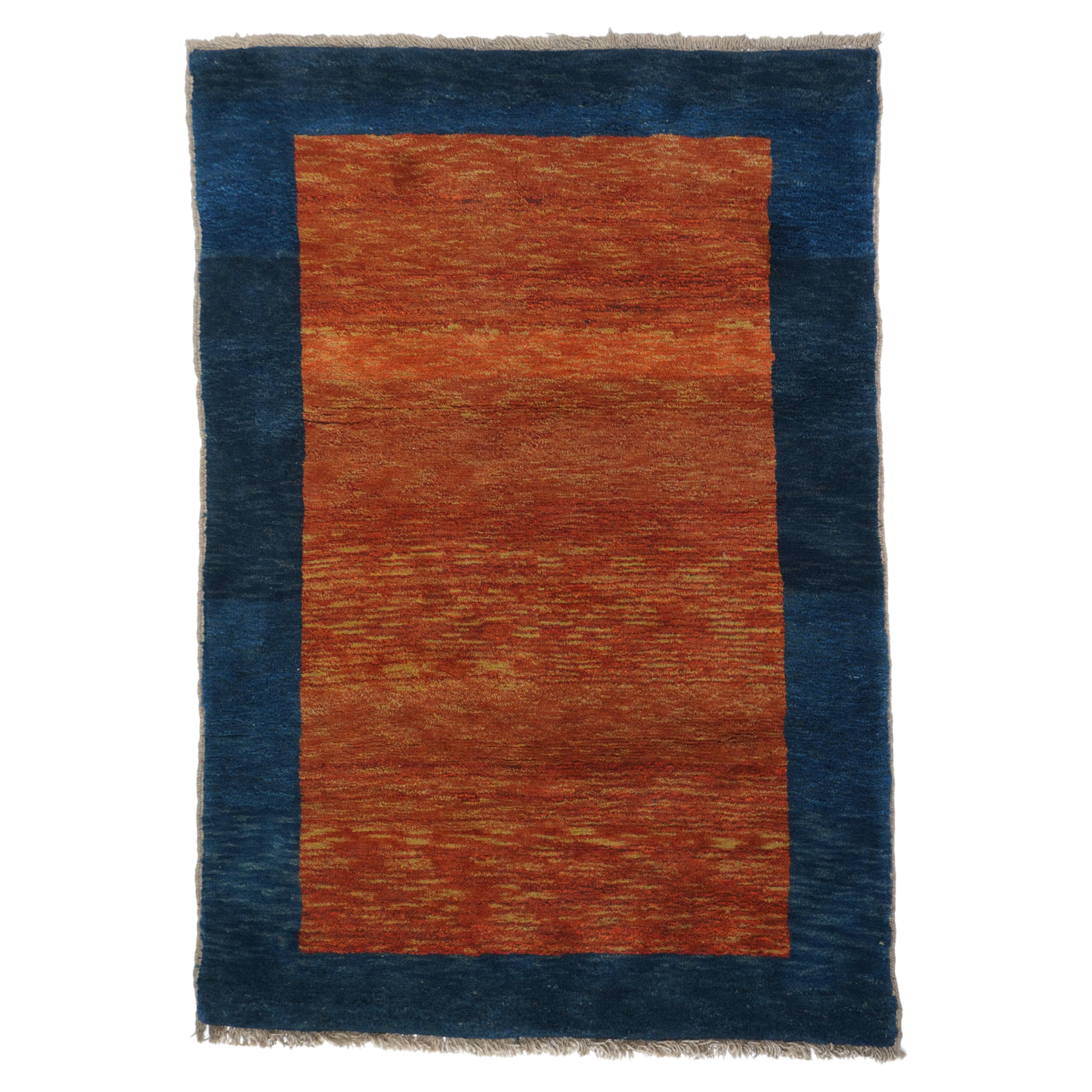 Vintage Gabbeh Rug 3'11'' x 5'8'' For Sale