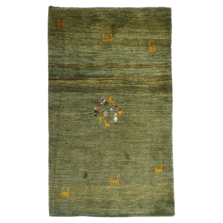 Vintage Gabbeh Rug For Sale at 1stDibs