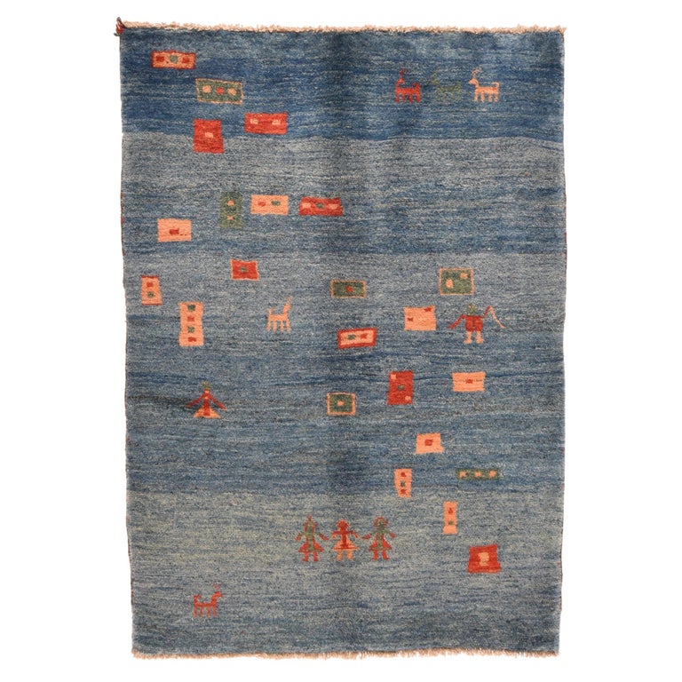 Vintage Gabbeh Rug For Sale at 1stDibs