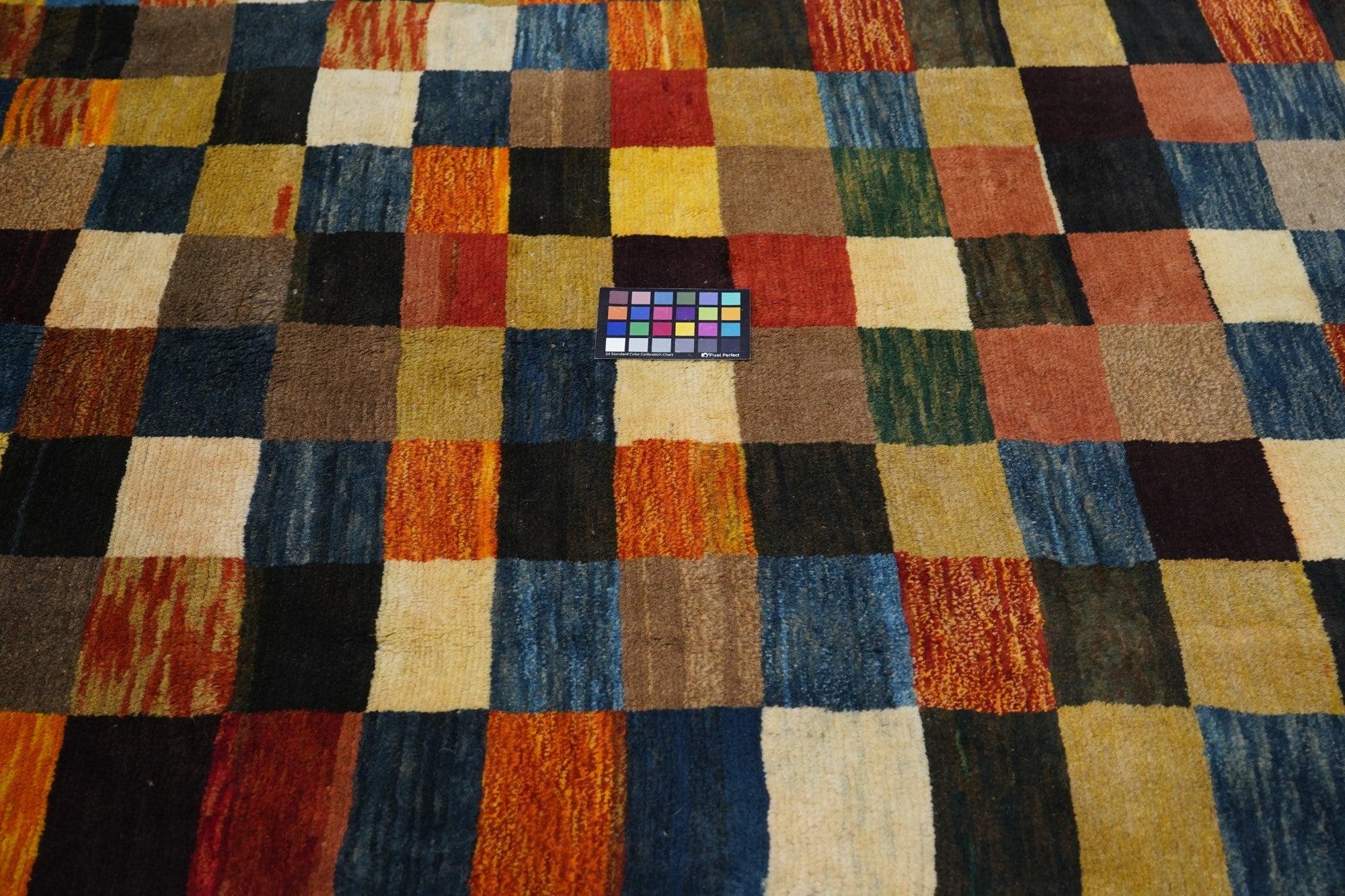 Vintage Gabbeh Rug 4'6'' x 6'4'' For Sale 2