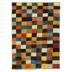 Tapis Gabbeh vintage 4'6'' x 6'4''
