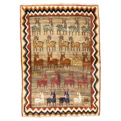 Vintage Gabbeh Rug 4'8'' x 6'5''
