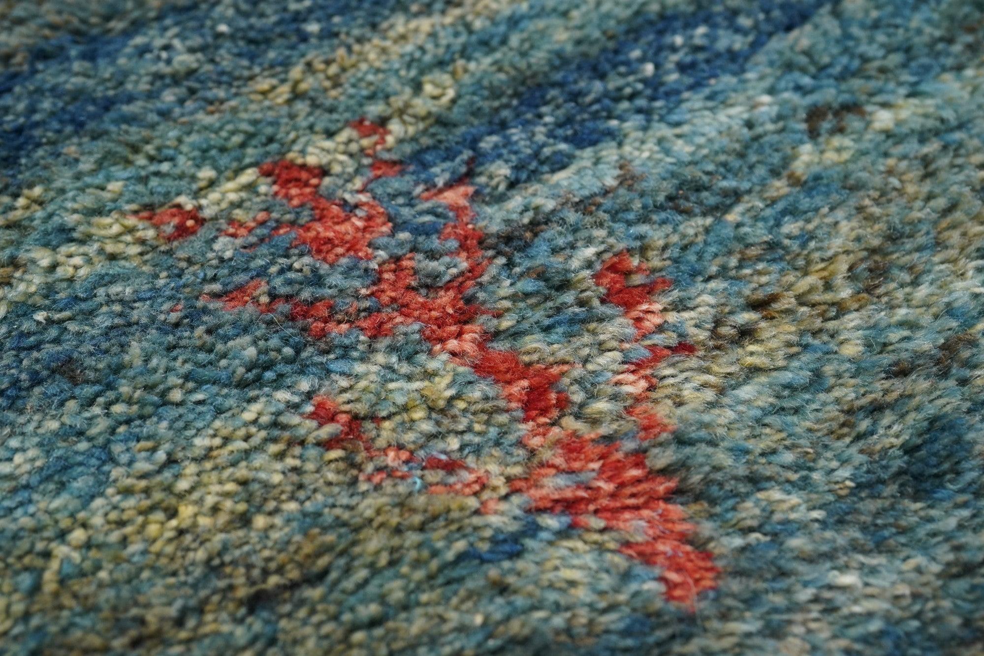 Vintage Gabbeh Rug 5'11'' x 5'11'' For Sale 2