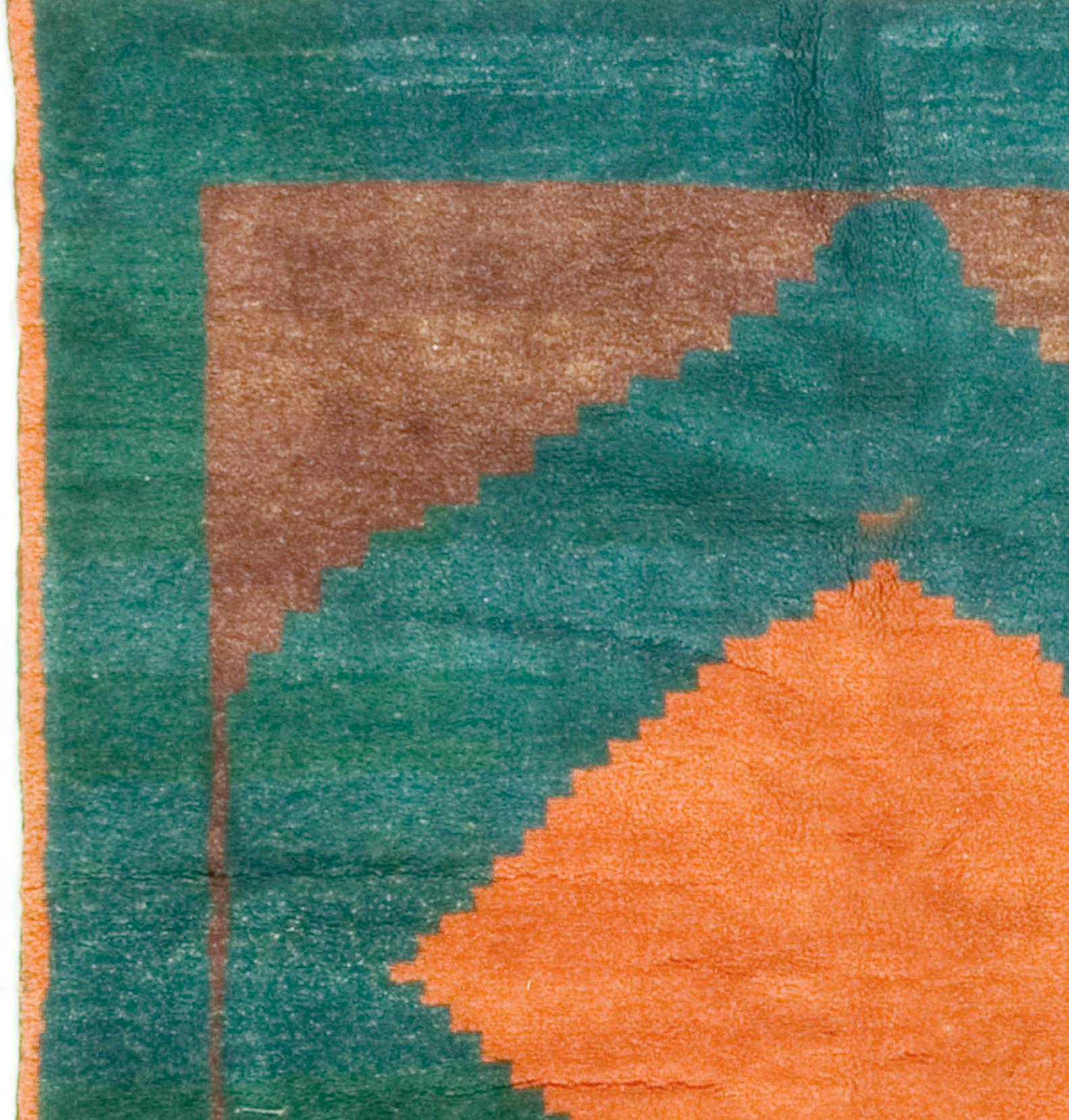 Lana Tappeto Gabbeh vintage 6'5 X 7'2 in vendita