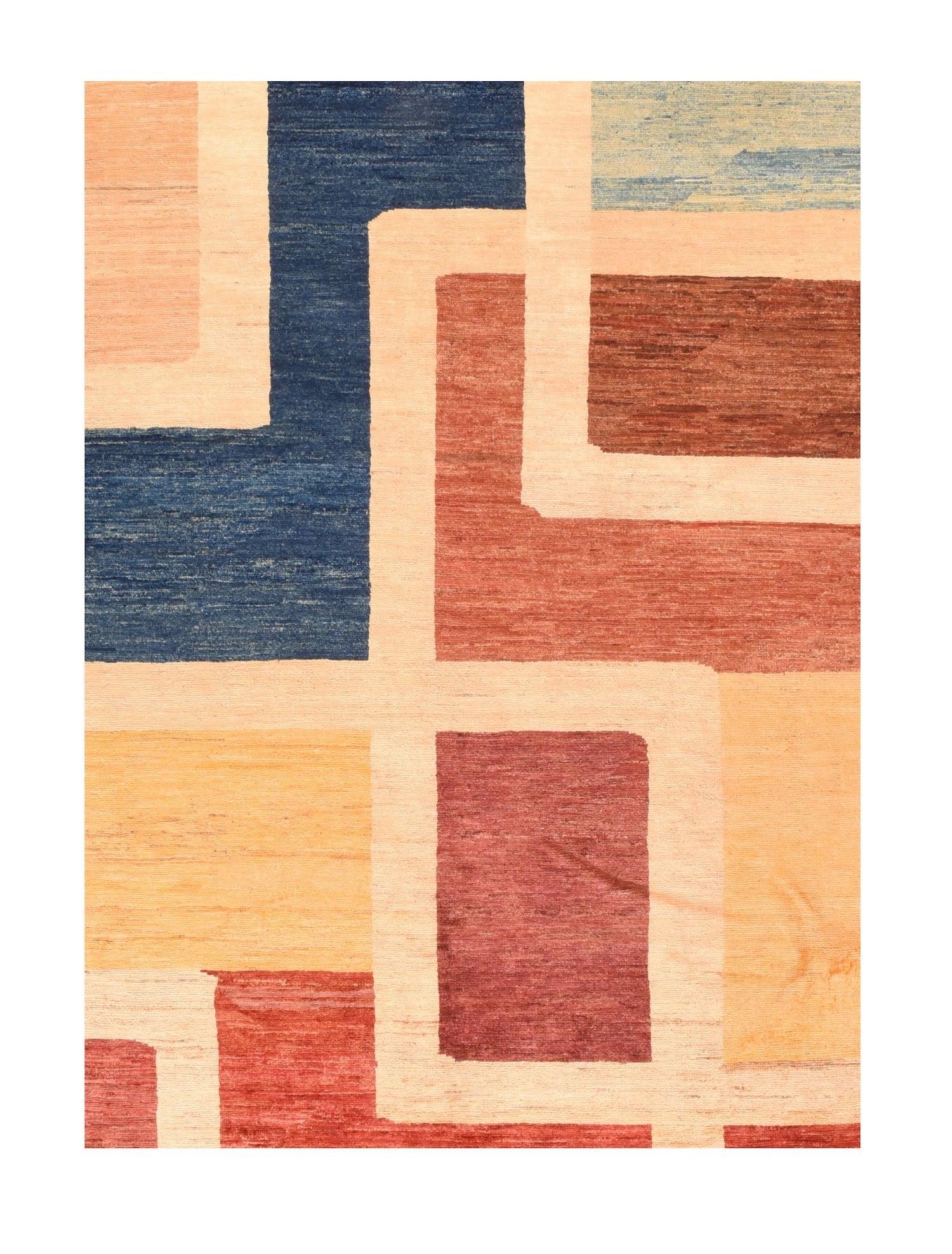 Vintage Gabbeh Teppich 6'6'' x 9'3'' (Persisch) im Angebot