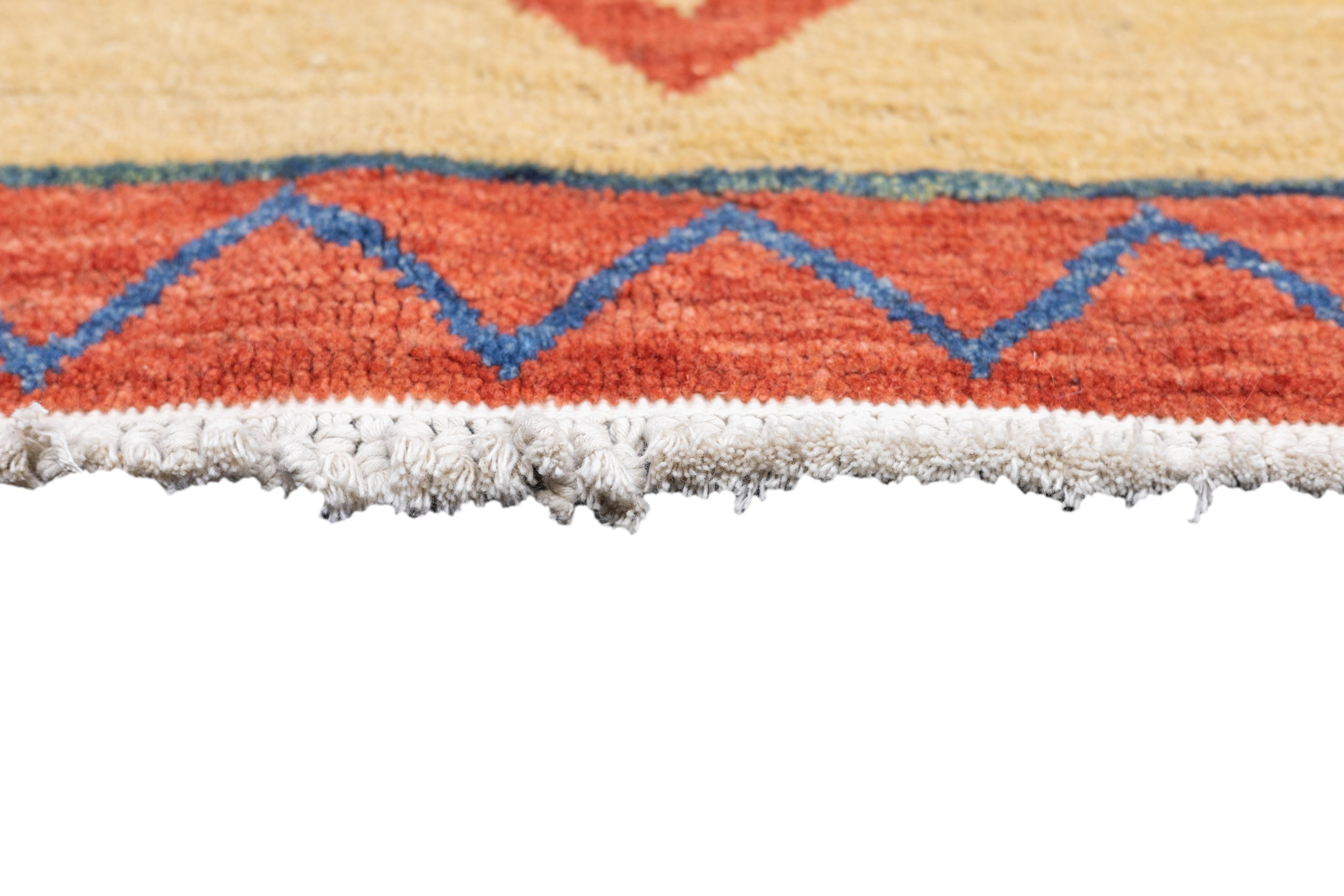 Vintage Gabbeh Teppich 7'9'' x 7'11'' (Wolle) im Angebot