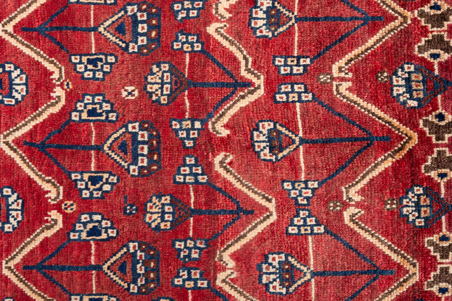 Hand-Knotted Vintage Gabbeh Rug For Sale