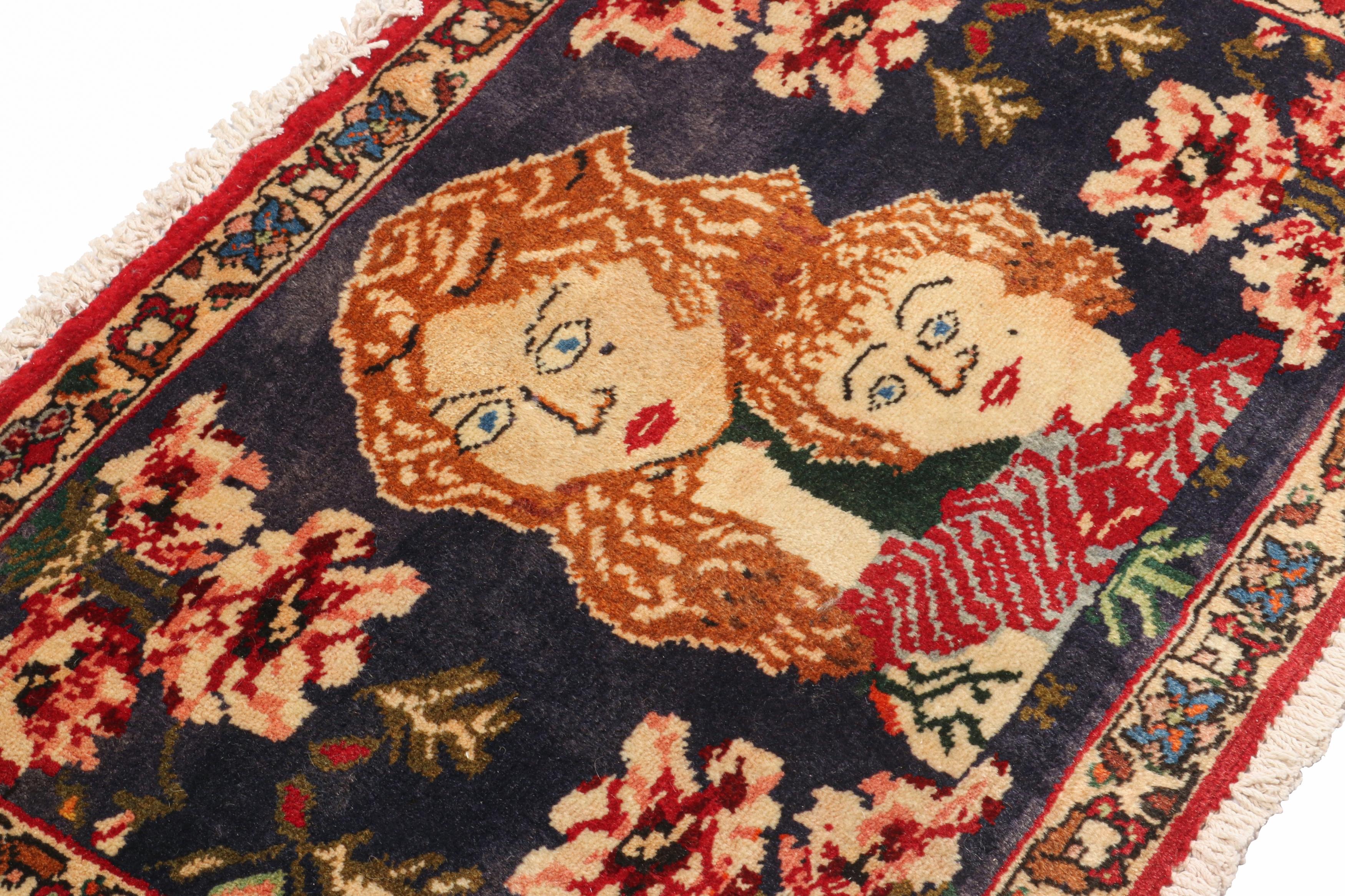 Gabbeh-Teppich in Rot und Brown - Bilder mit Mustern von Rug & Kilim (Türkisch) im Angebot