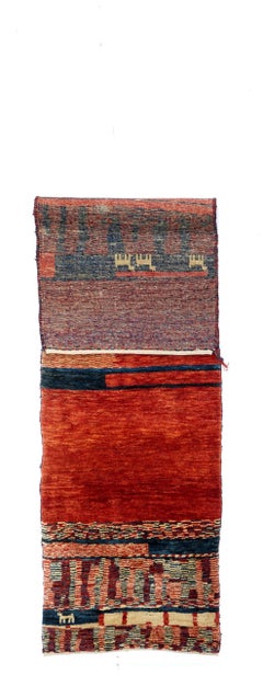 Vintage Gabbeh Runner 2'7'' x 9'9''