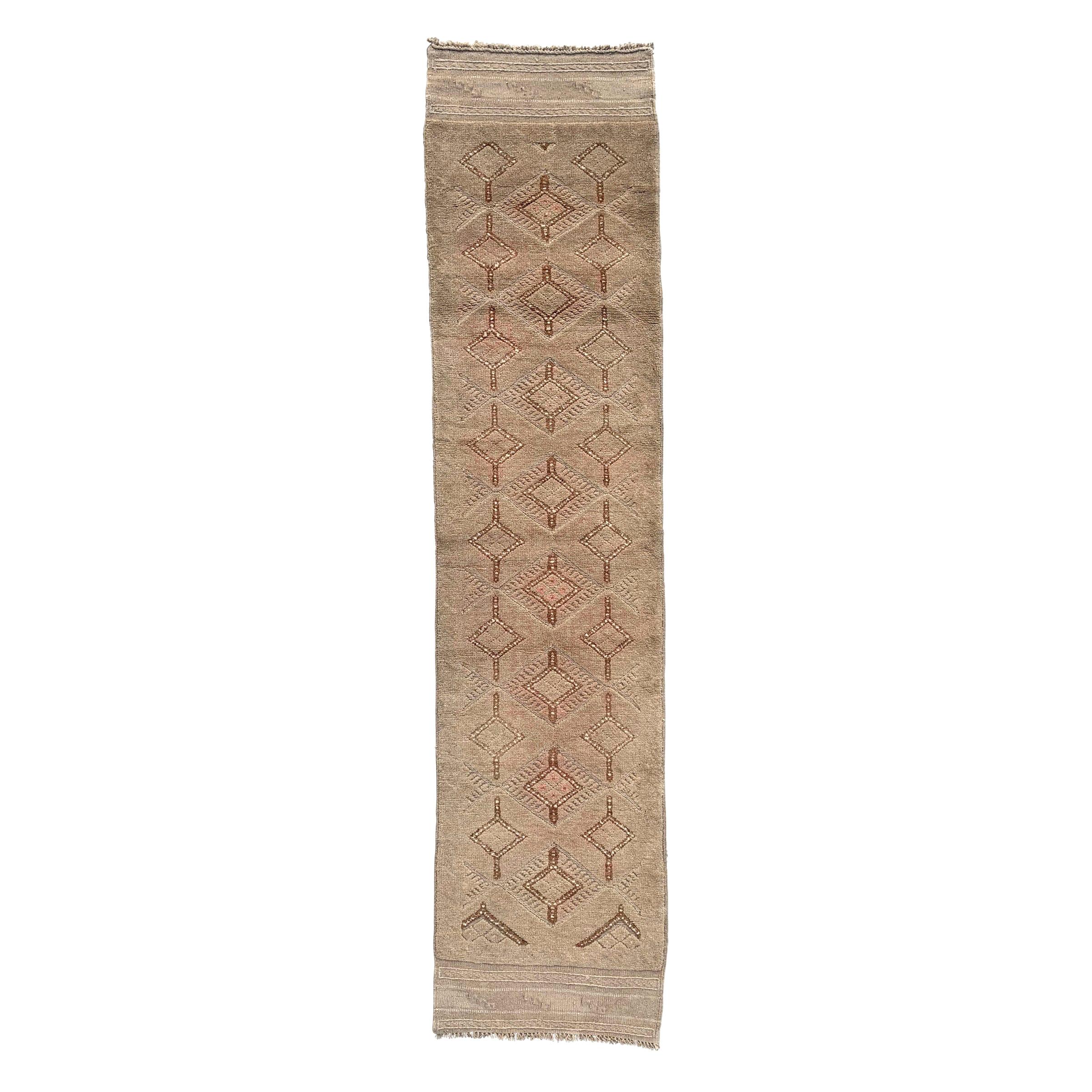 Tapis de couloir Gabbeh vintage