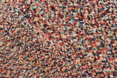 Vintage Gabbeh Tribal Rug in Polychromatic Striae and Dots Pattern - Rug & Kilim