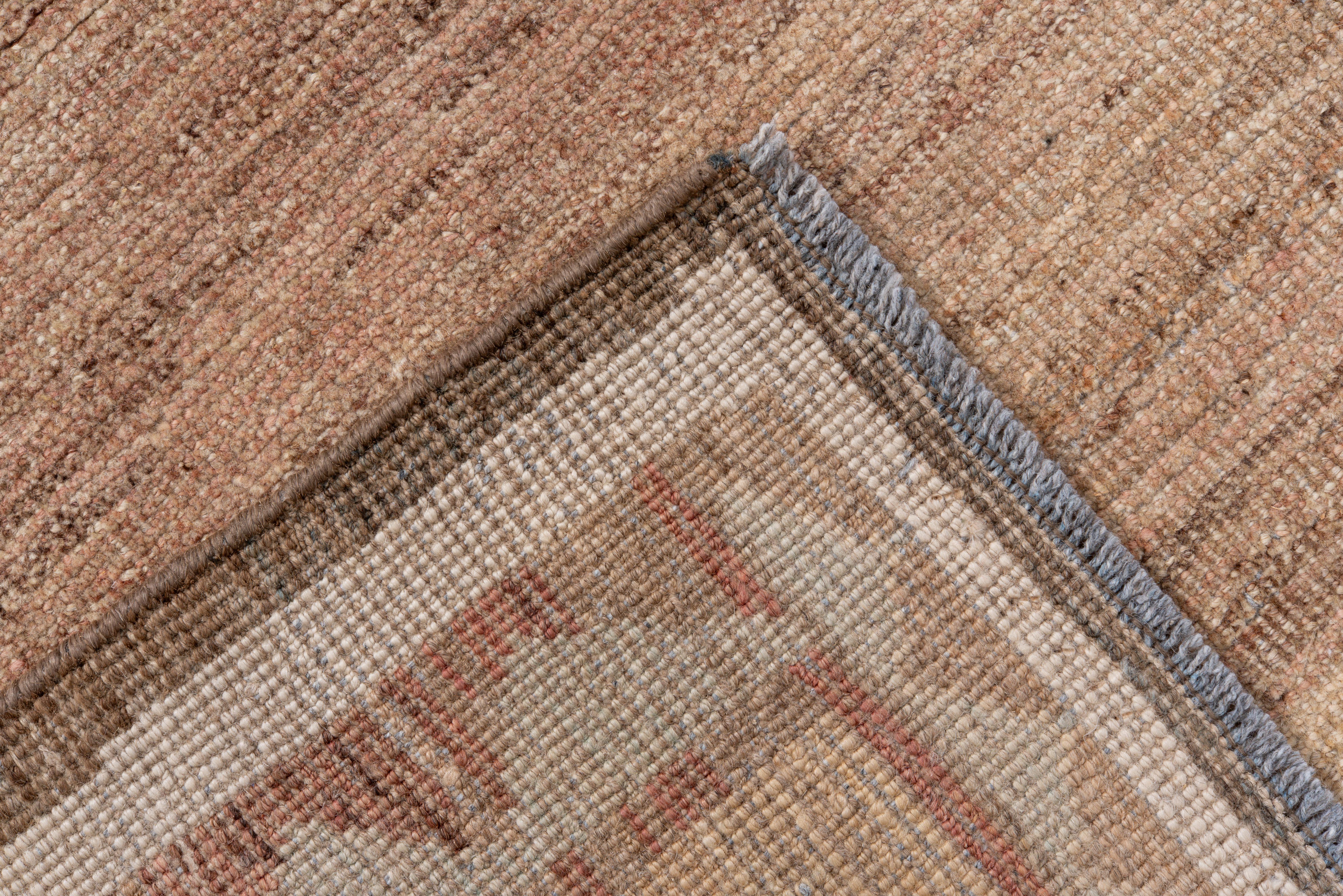 Oushak Vintage Gabbeh with Playful Animal Motifs in Earth Tones For Sale