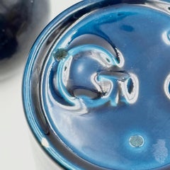 Vintage Gabbianelli Kerzenhalter 1970er Italienische Keramik von Liisi Beckmann