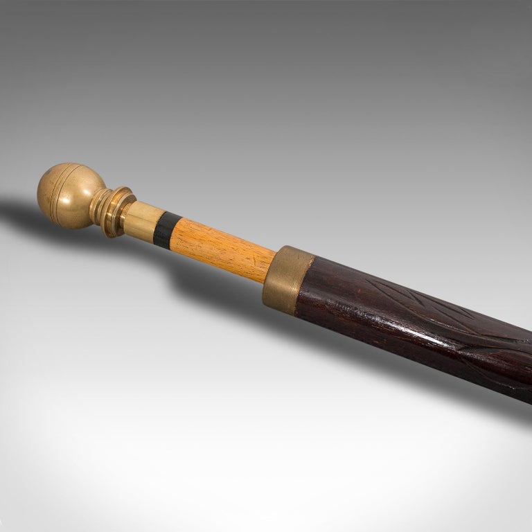 Vintage Gadget Cane, Continental, Hardwood, Walking Stick, Snooker Cue For Sale at 1stDibs