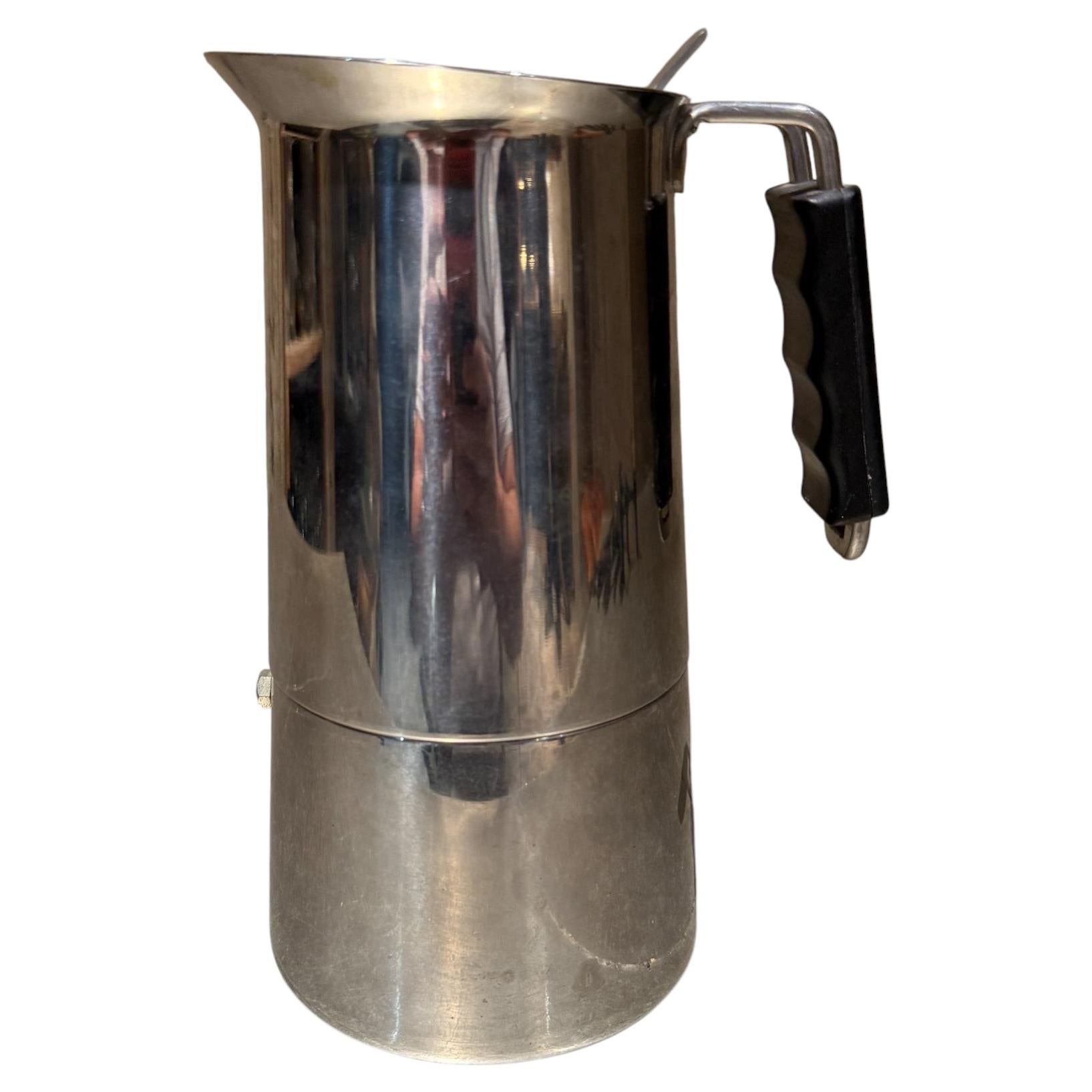 Vintage Gaggia Stainless Steel Stovetop Espresso Maker Inox Moka Pot For Sale