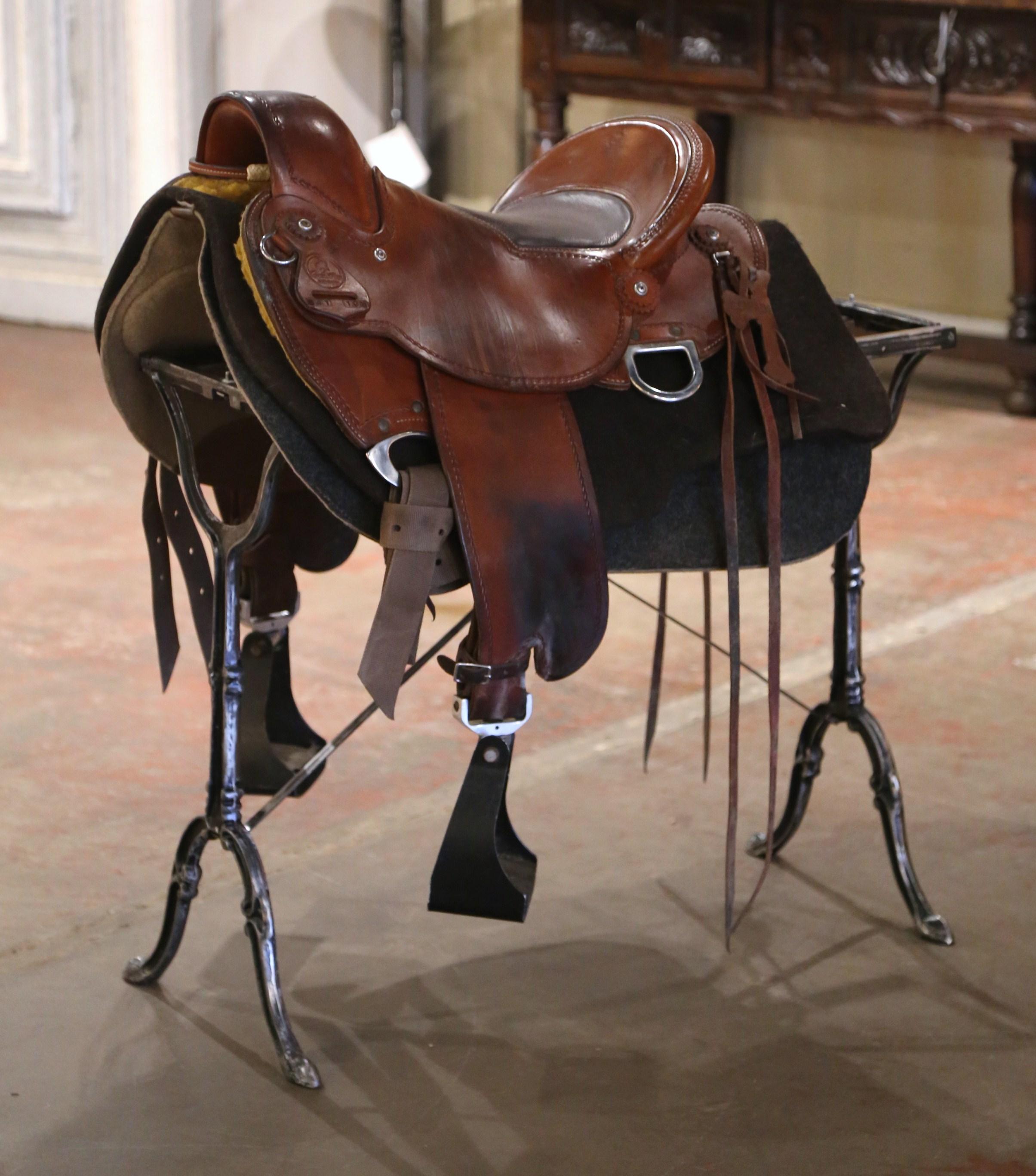 Vintage Gait Way McCall Unternehmen Brown Leder Pferdesattel im Zustand „Hervorragend“ im Angebot in Dallas, TX