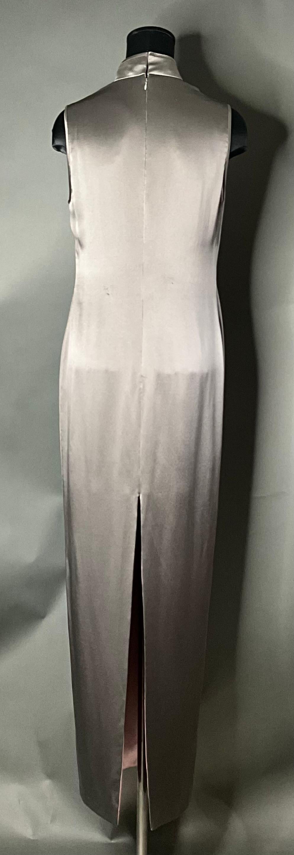Maxi abito vintage A. Silver di Galanos In condizioni buone in vendita a Lake Worth Beach, FL