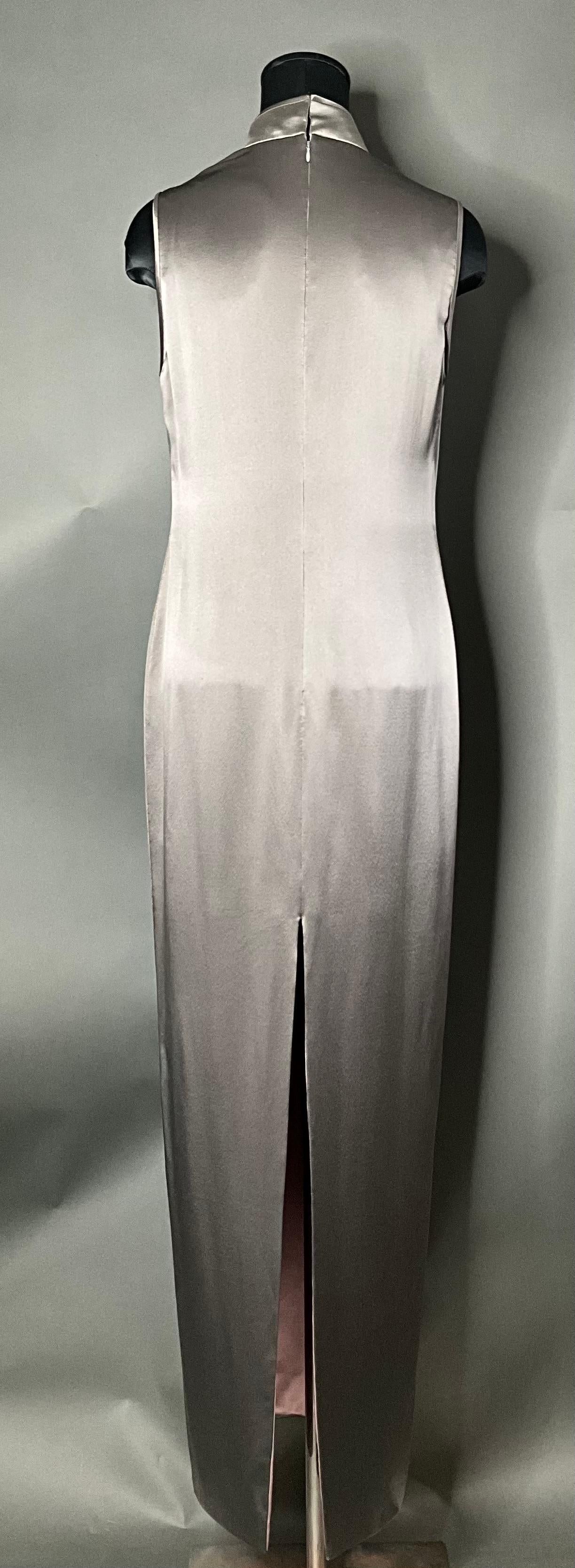da uomo o donna Maxi abito vintage A. Silver di Galanos in vendita