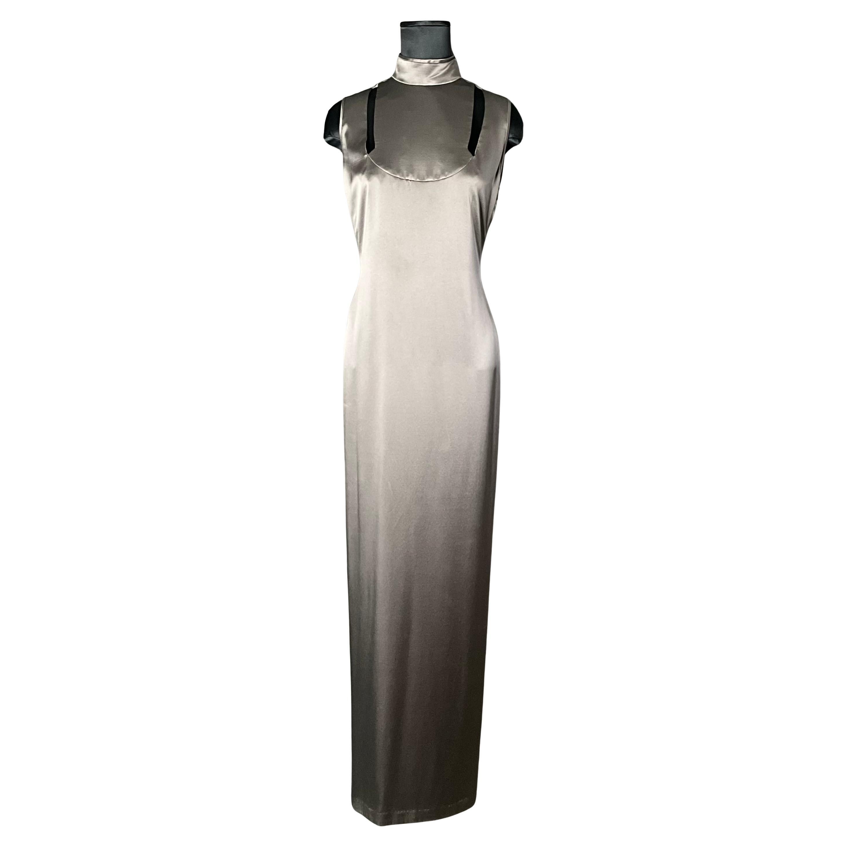 Maxi abito vintage A. Silver di Galanos in vendita