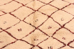 Vintage Moroccan Berber Rug. Size: 6 ft. 6 in x 16 ft. 7 in