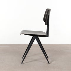 Vintage Galvanitas Plywood Chair S16 Dark Ebony, Netherlands