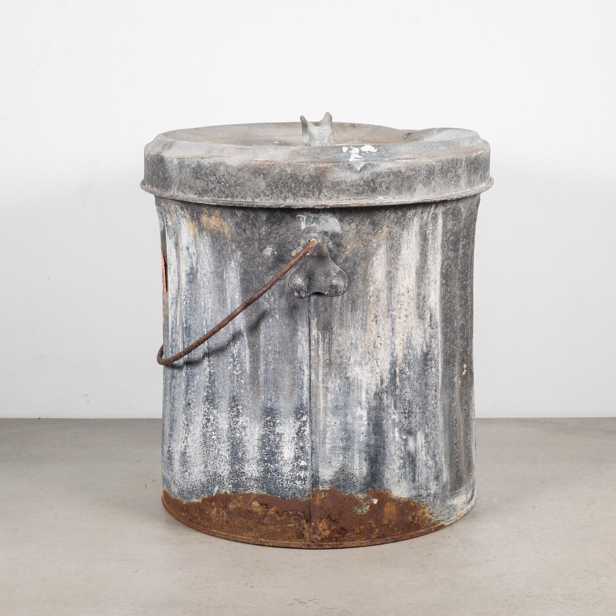 Industrial Vintage Galvanized Steel 