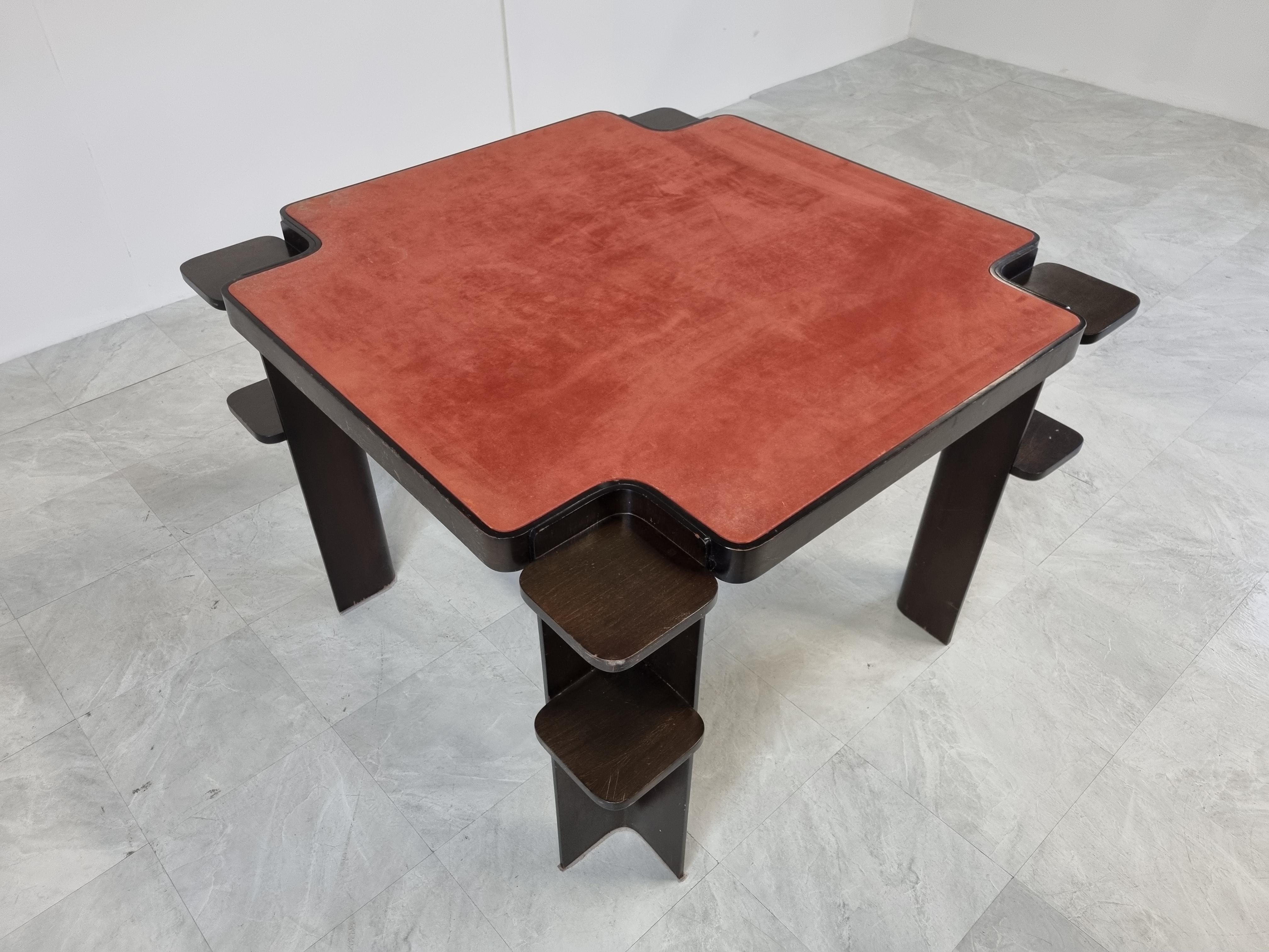 Italian Vintage Game Table by Cini & Nils, 1970s For Sale