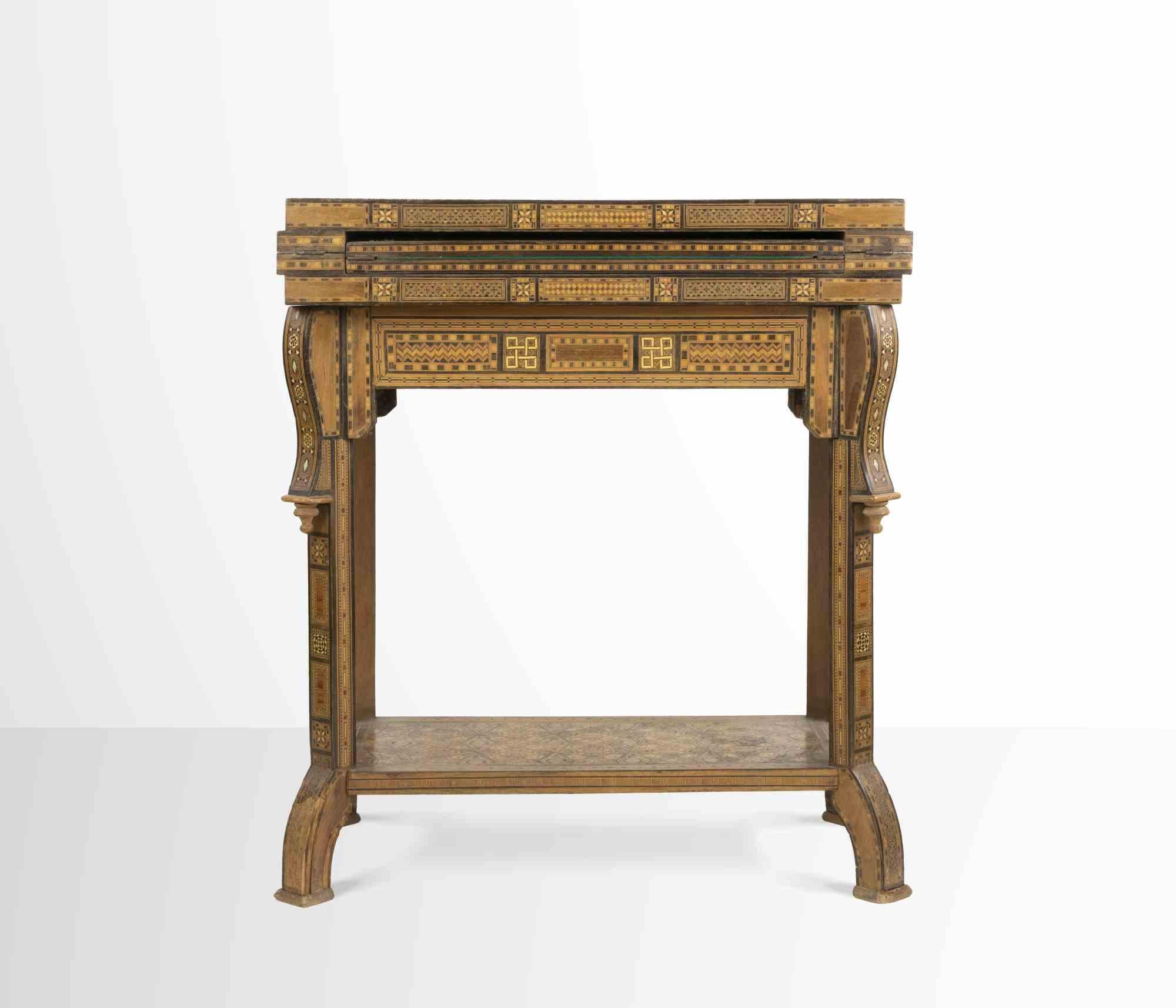Mesa de juego vintage, Italia, principios del siglo XX Madera en venta