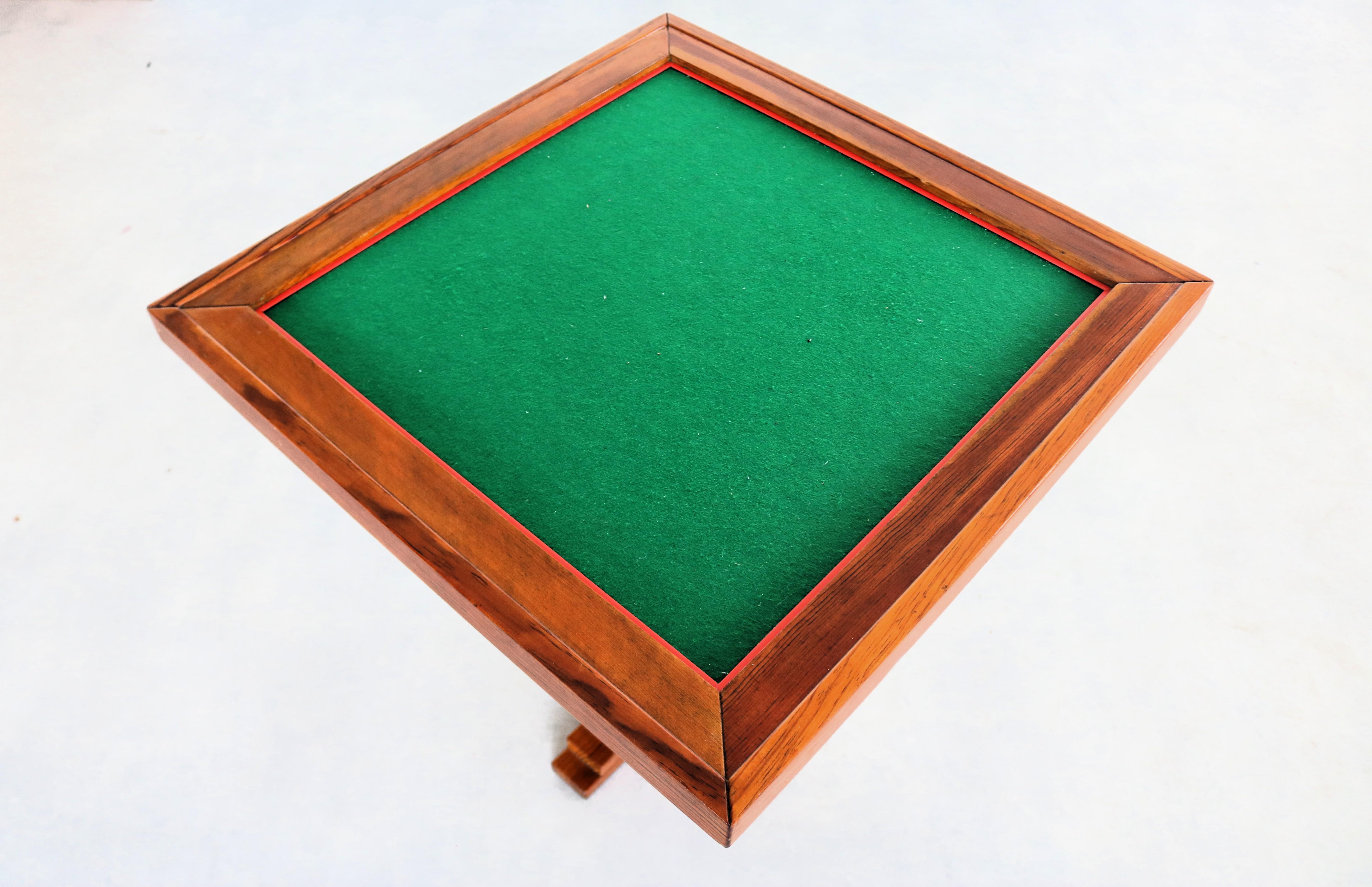 Vintage gaming table  table  poker table  1970s For Sale 5