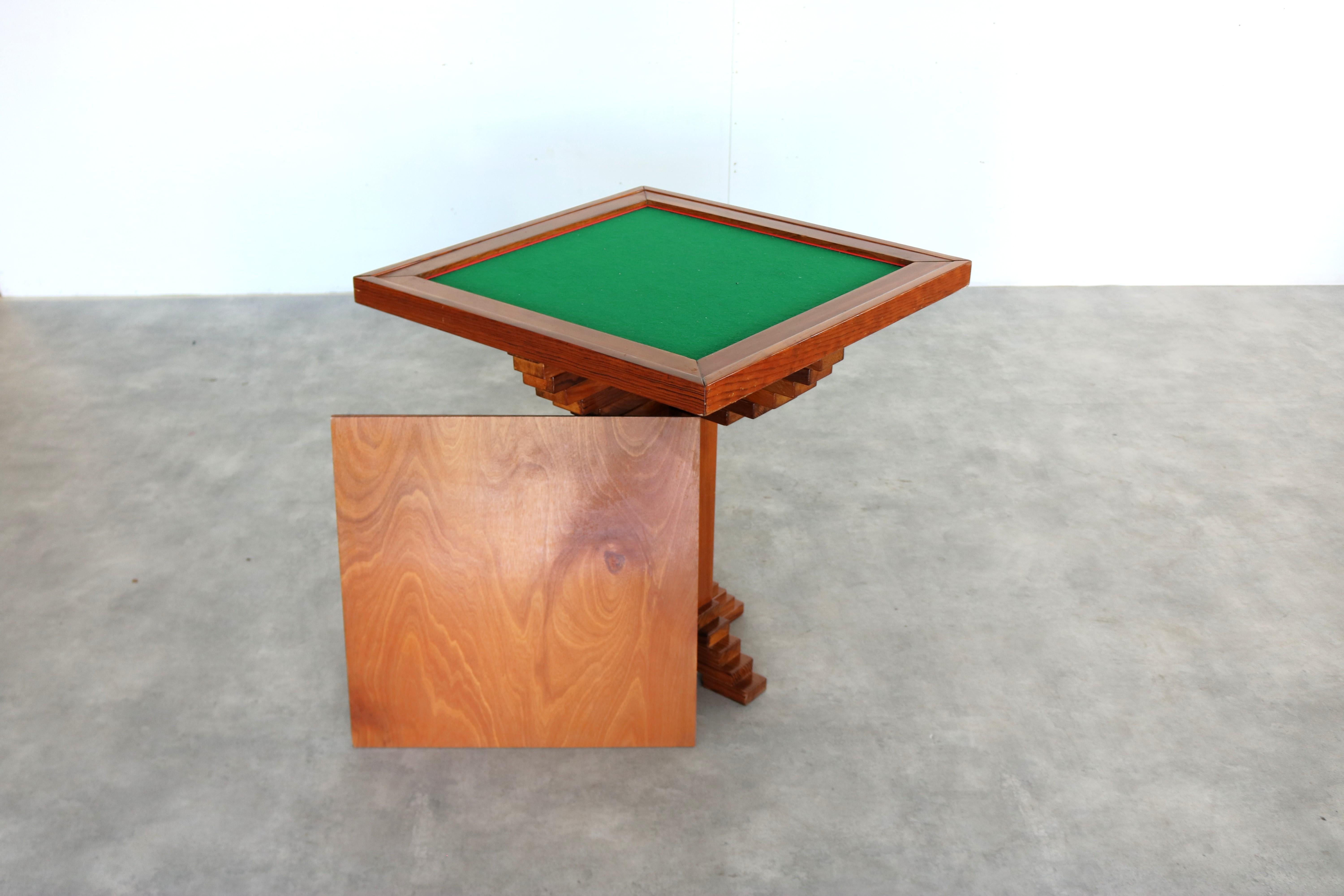 Vintage gaming table  table  poker table  1970s For Sale 3