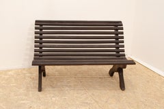 Vintage Garden bench, 1980s, Czechoslovakia