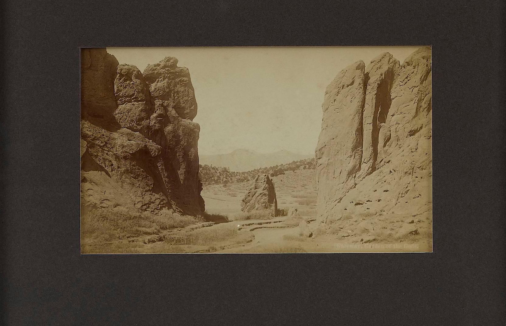 Late 19th Century Vintage Garden of the Gods Postcards by Hook Photo, 1890