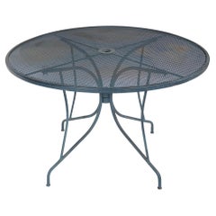 Retro Garden Patio Poolside Cafe Dining Table by Meadowcraft c. 1950/60's