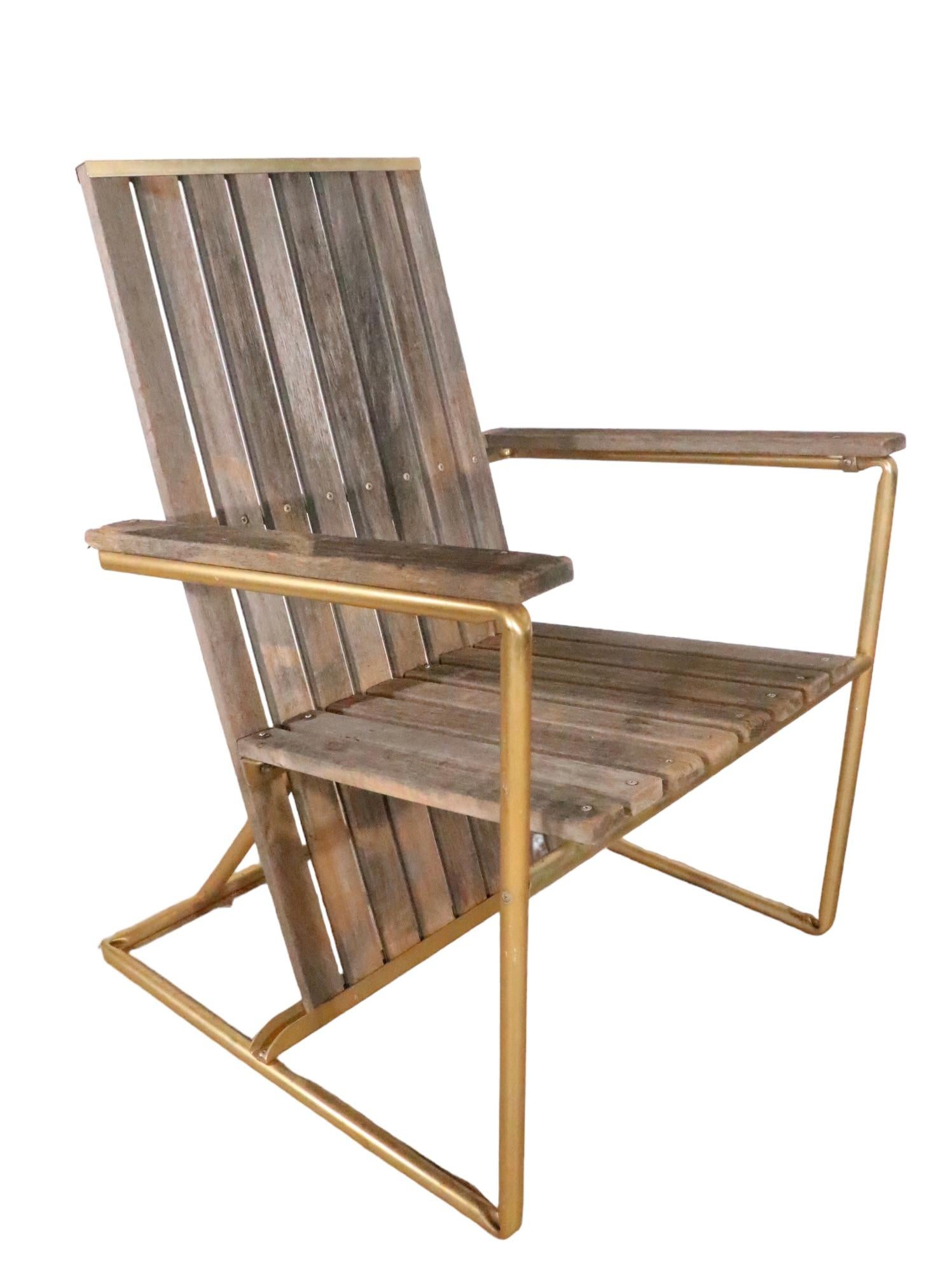 Vintage Garden Patio Poolside Lounge Chair circa 1970's For Sale 12