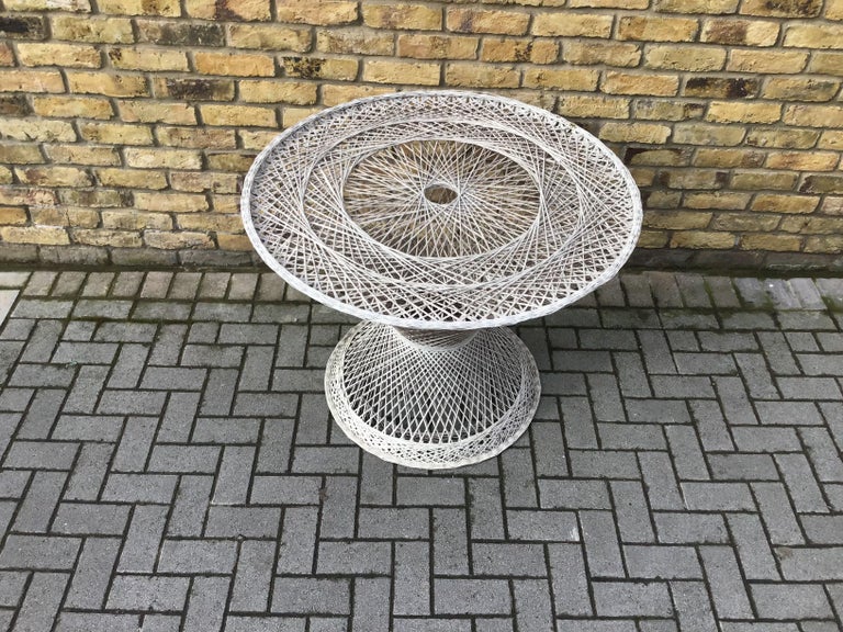 Vintage Garden/Patio Table by Russell Woodard For Sale at 1stdibs