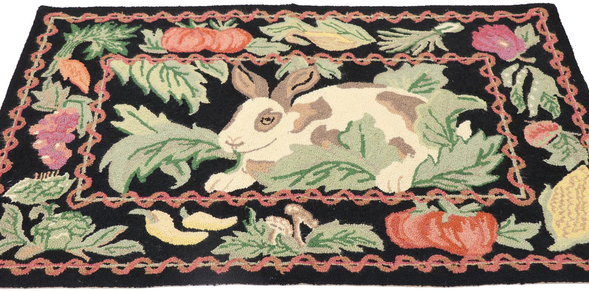 rabbit rug