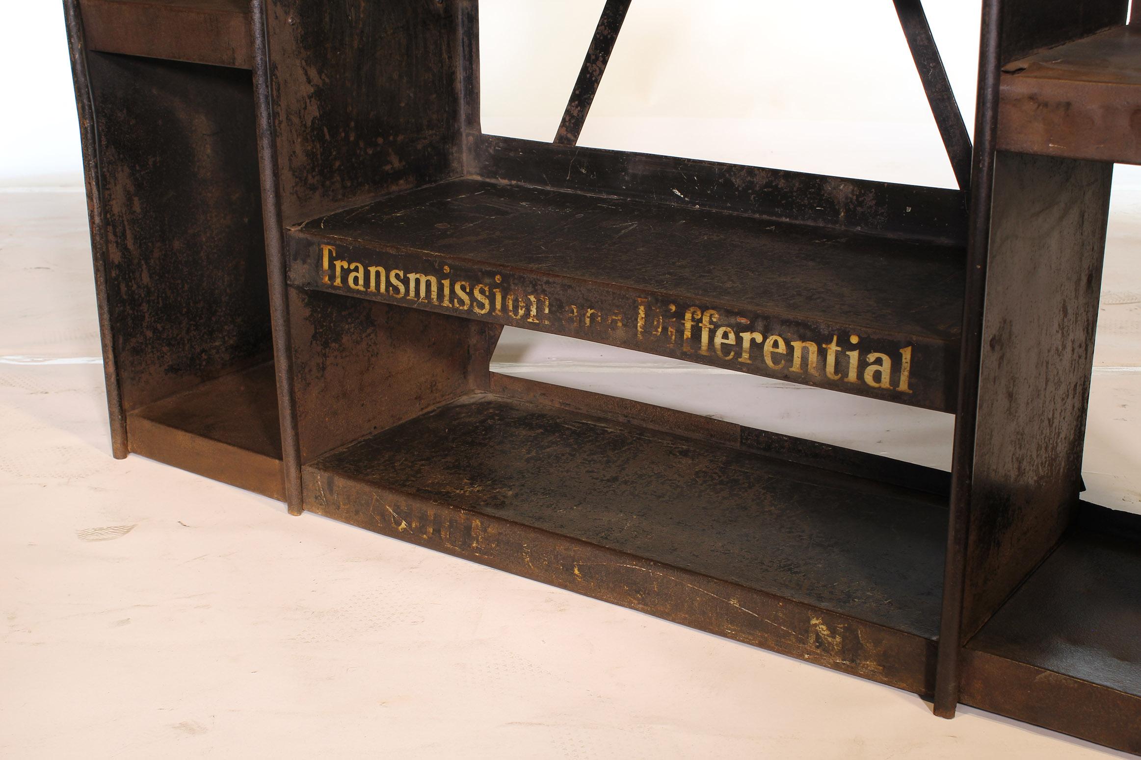 Vintage Gargoyle Mobil Oil Metal Display Rack 2