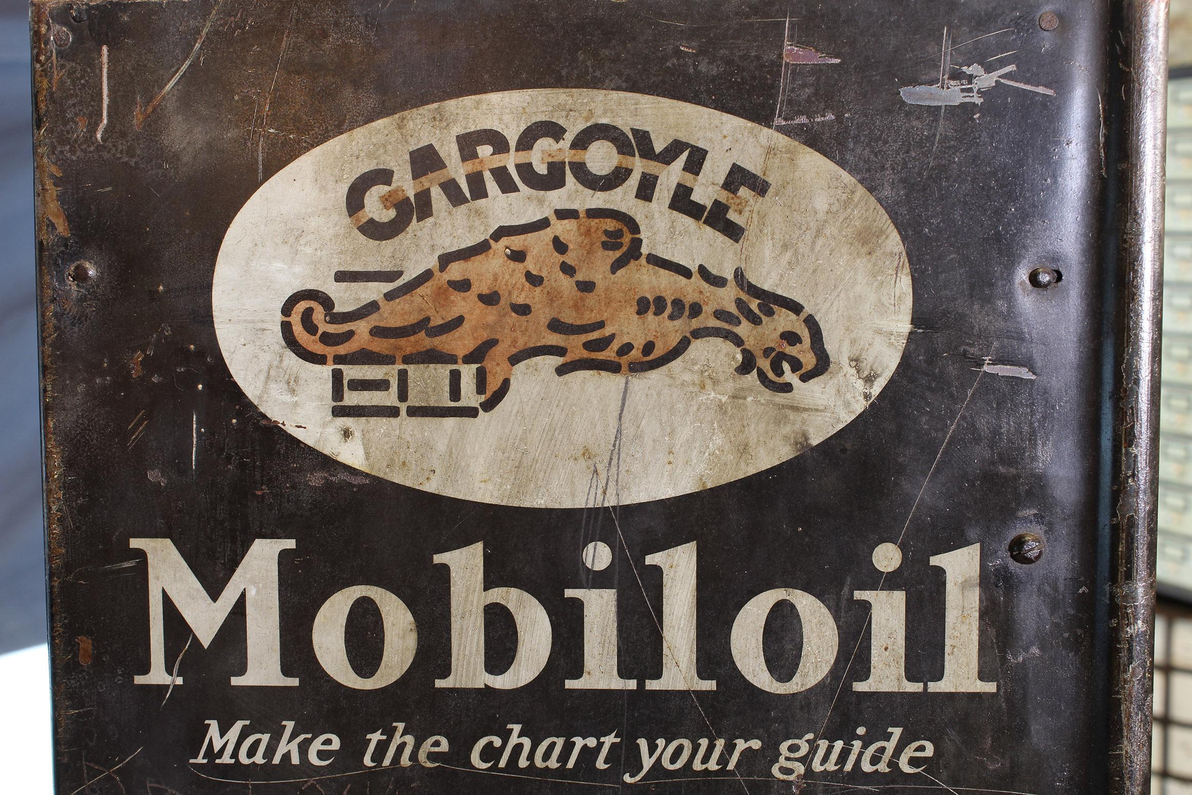 Vintage Gargoyle Mobil Oil Metal Display Rack 6