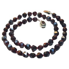 Vintage Garnet Almandine Necklace