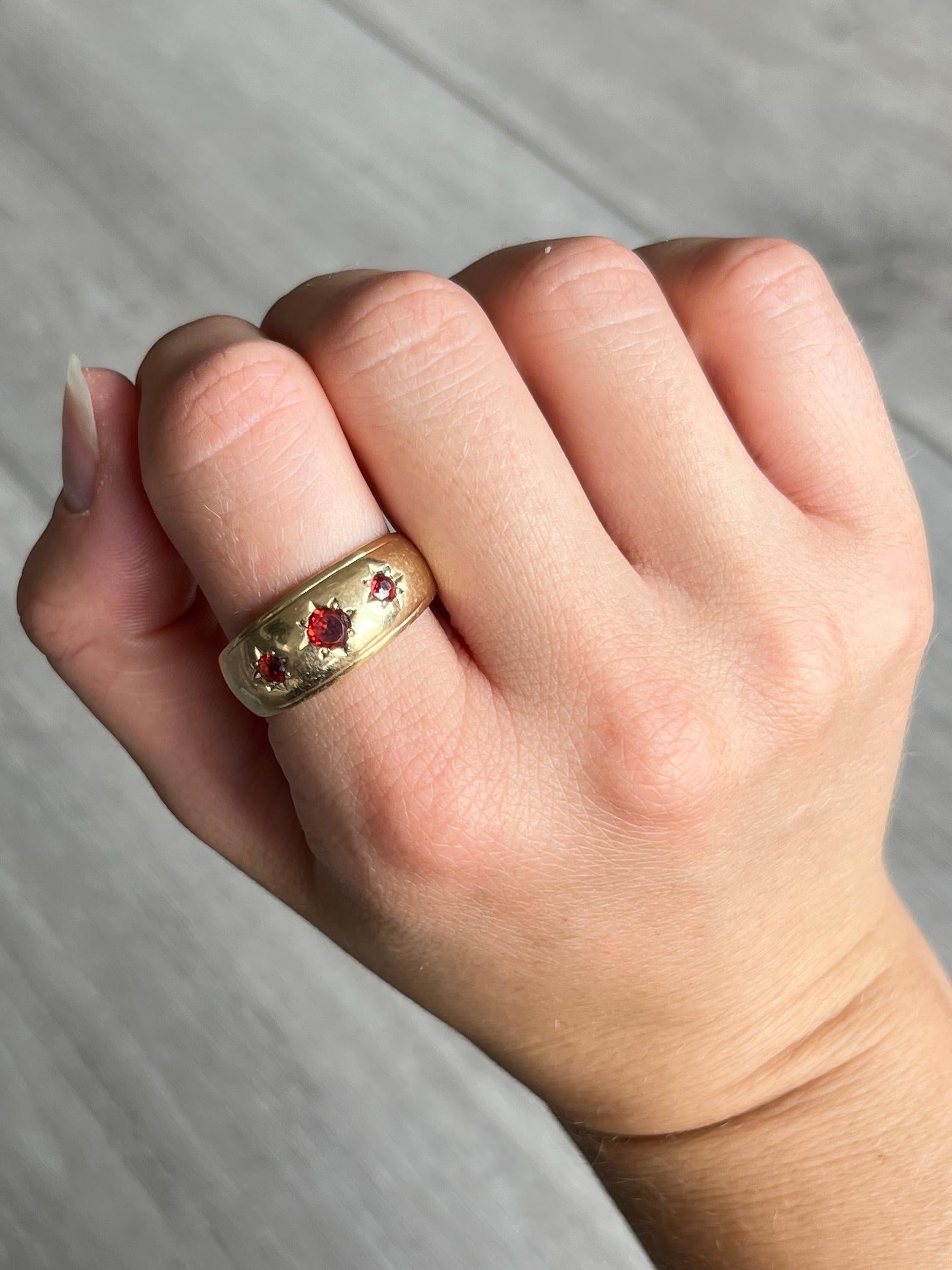 9 stone ring