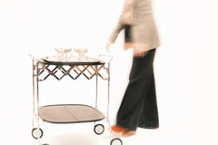 Carrello bar vintage Gastone di Antonio Citterio e Oliver Low per Kartell