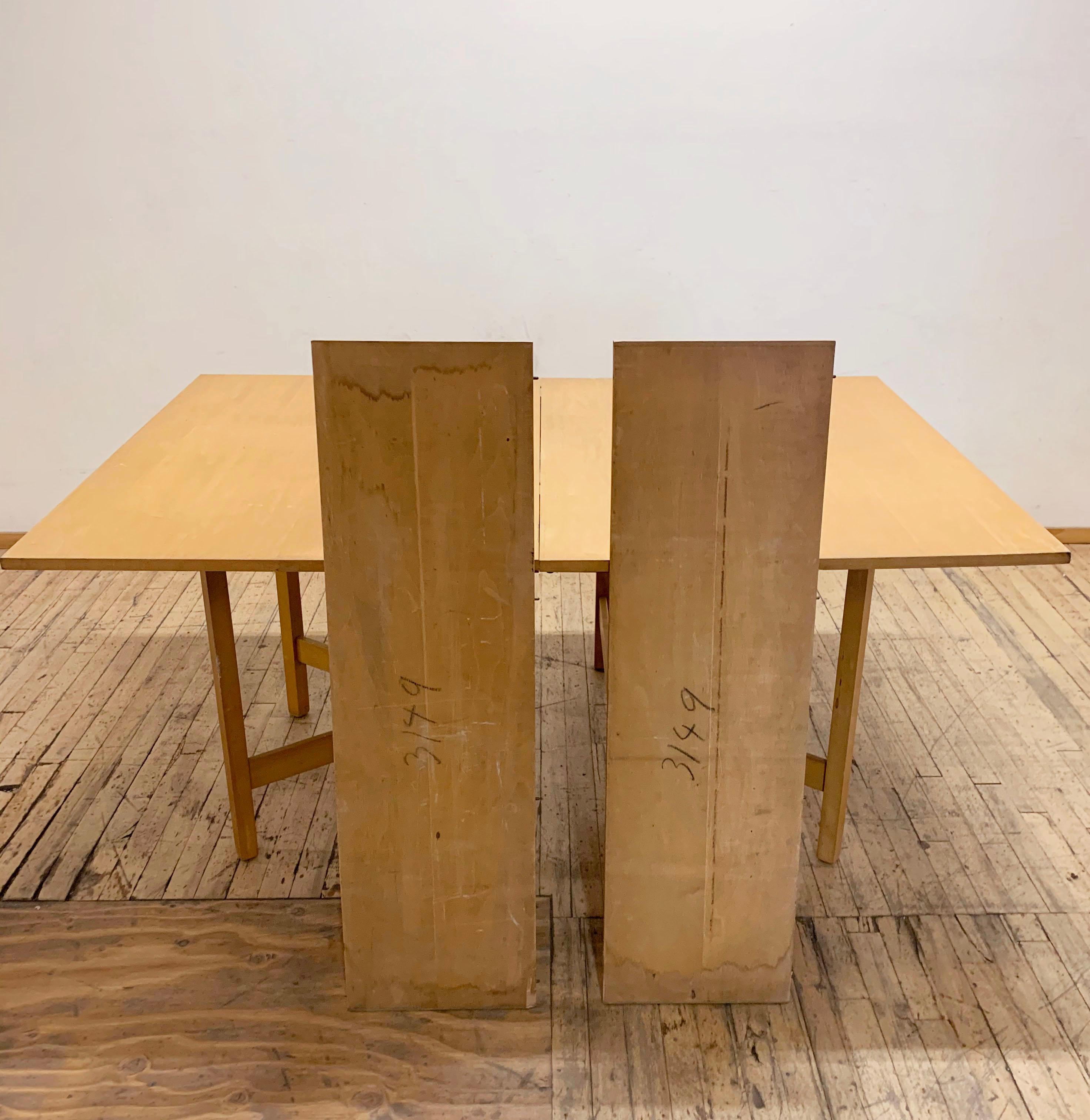 Mid-Century Modern Vintage Gate Leg Dining Table attributed to Bruno Mathsson  For Sale