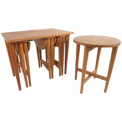 Vintage Gateleg Nesting Tables after Carlo Jensen