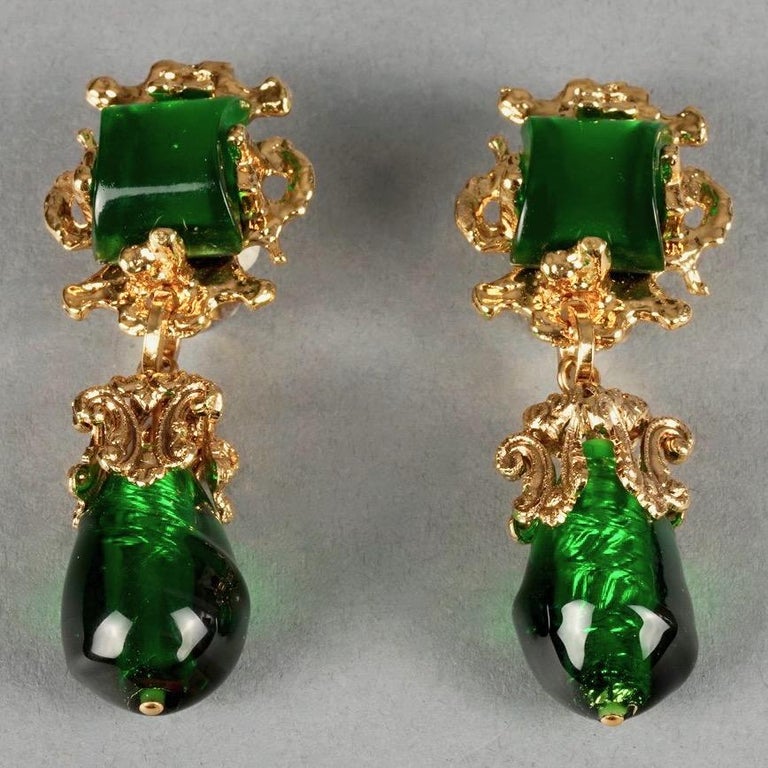 Parure De Bijoux (collier Et Boucles D'oreilles) Maison Gavilane Paris - Occasion, Style Vintage