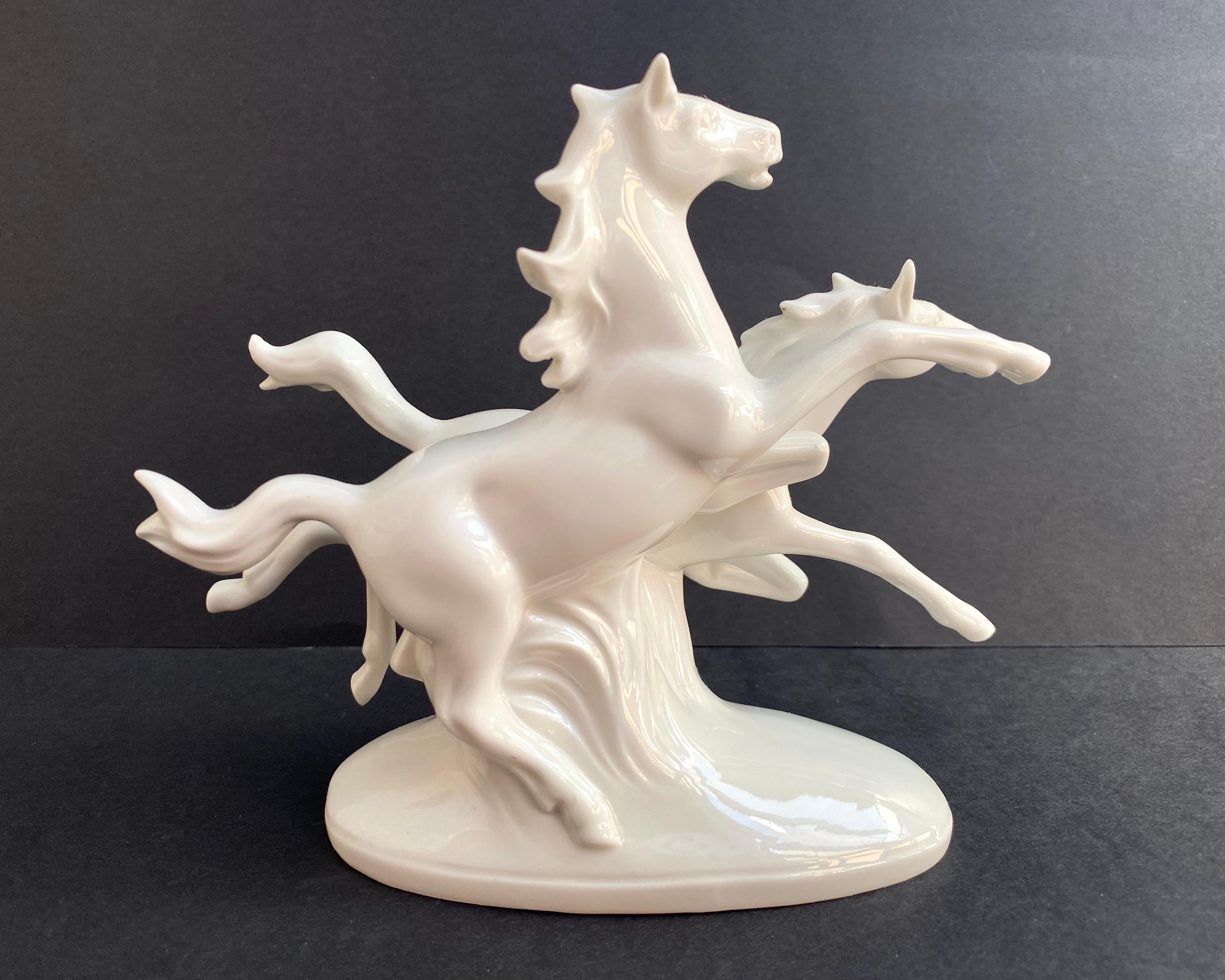 horse porcelain figurines