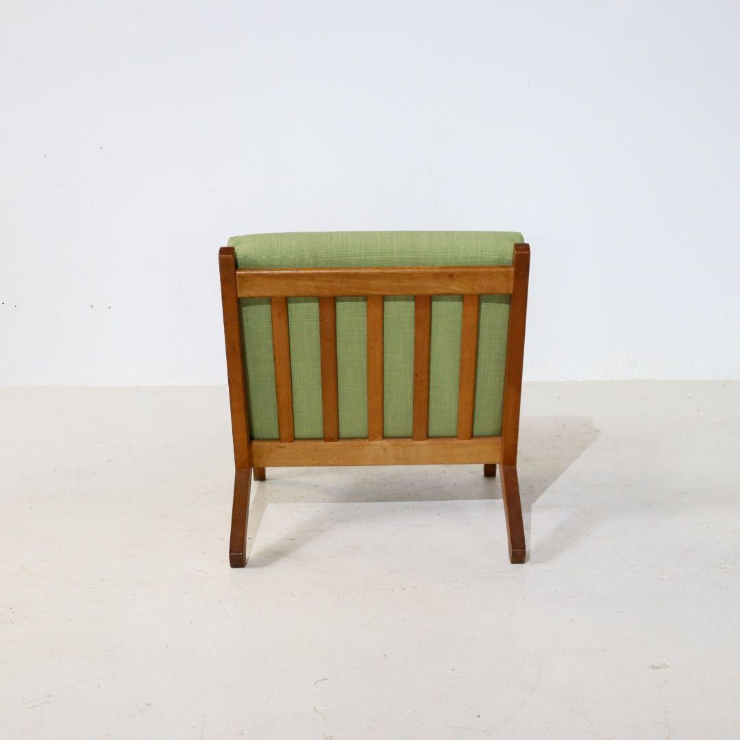 Fabric Vintage GE370 Lounge Chair by Hans Wegner for Getama Denmark