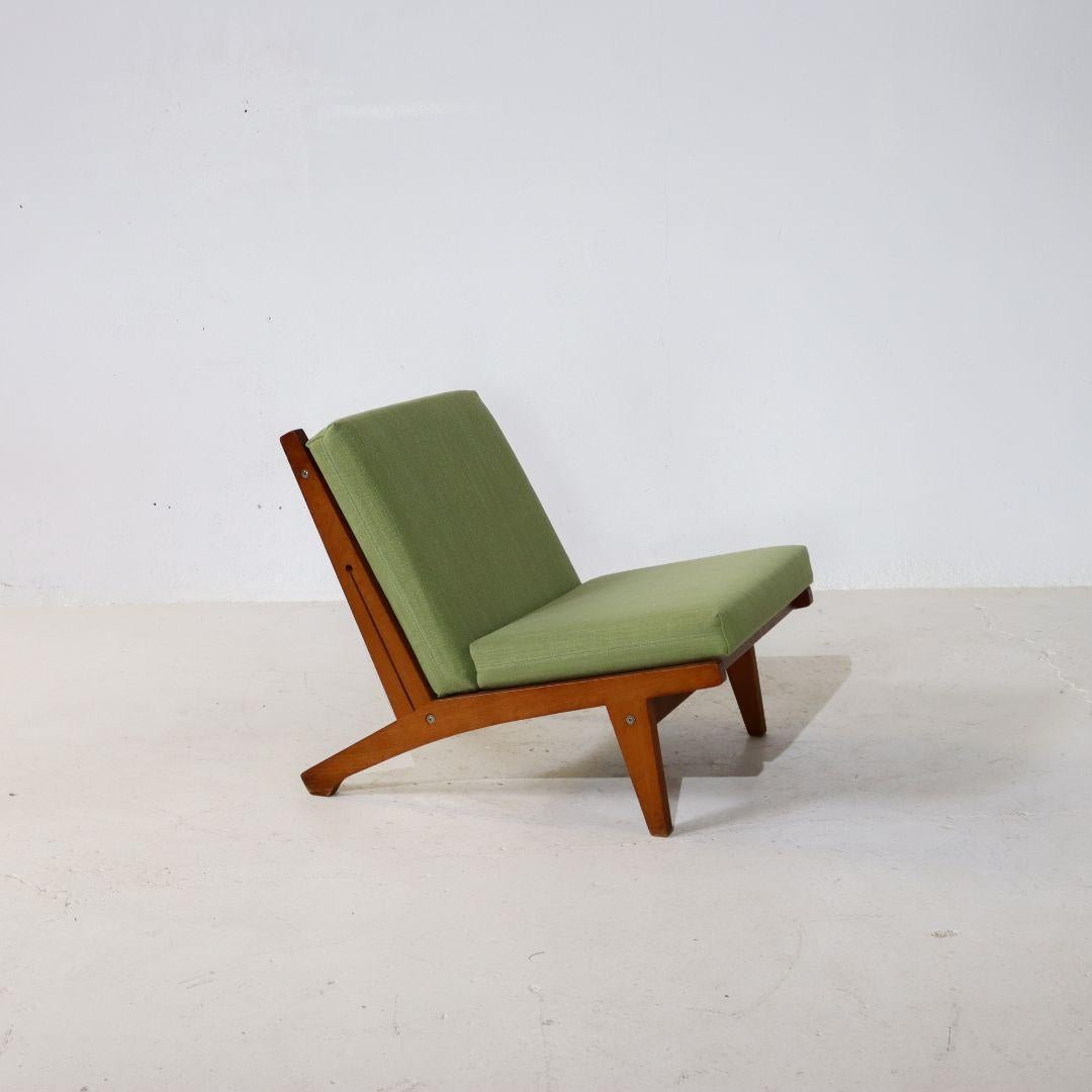 Vintage GE370 Lounge Chair by Hans Wegner for Getama Denmark 2