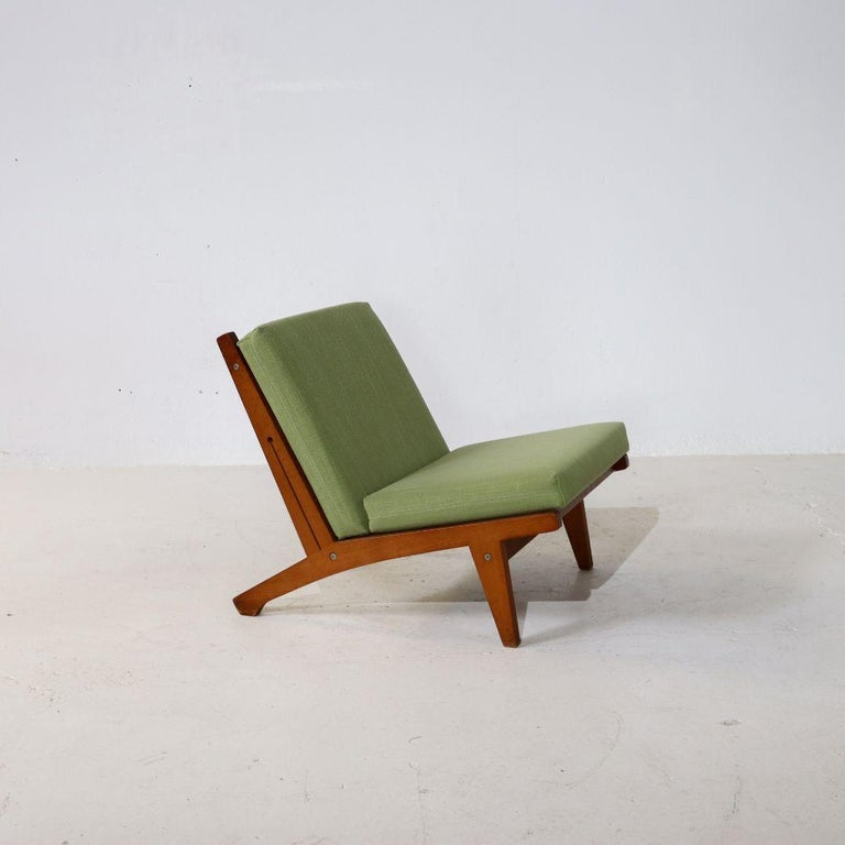Vintage GE370 Lounge Chair by Hans Wegner for Getama Denmark For Sale 2