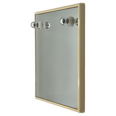 Miroir mural vintage Gedy avec lumières intégrées - 1980 Italian Design